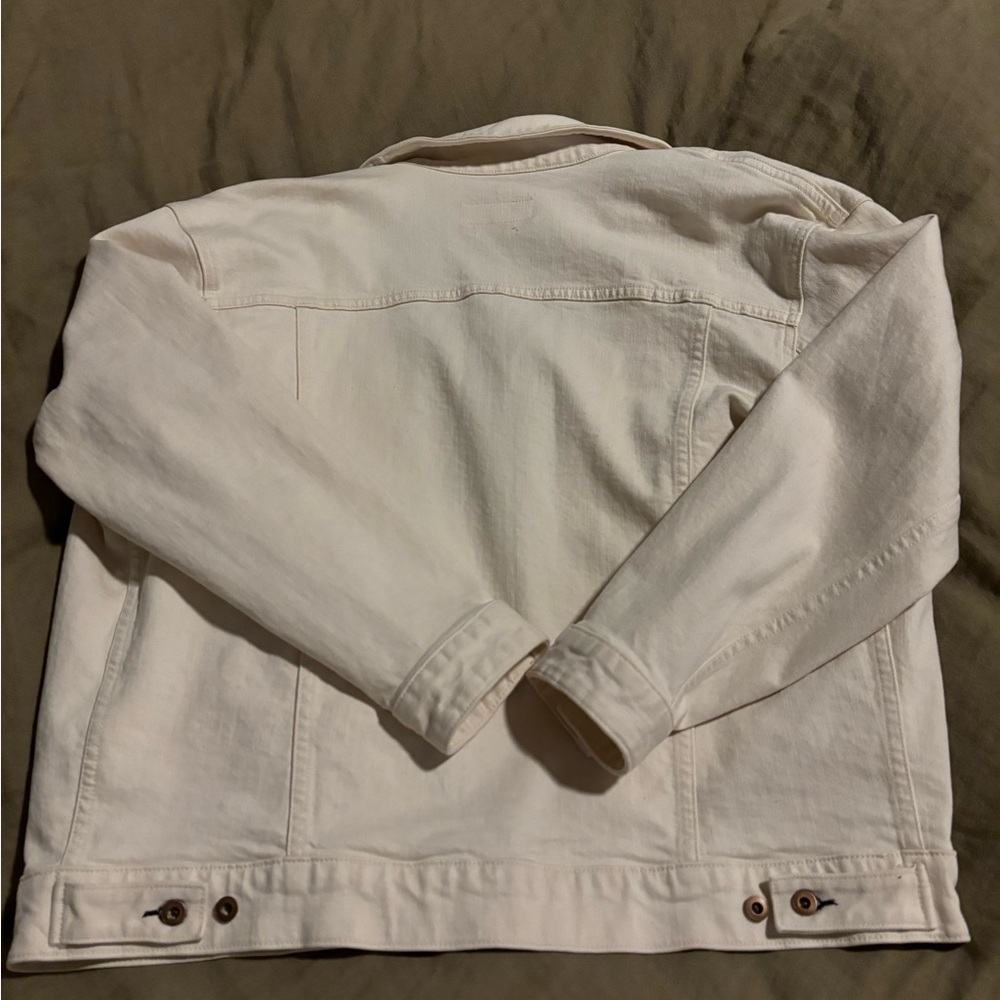 White Jean Jacket - Picture 2 of 4